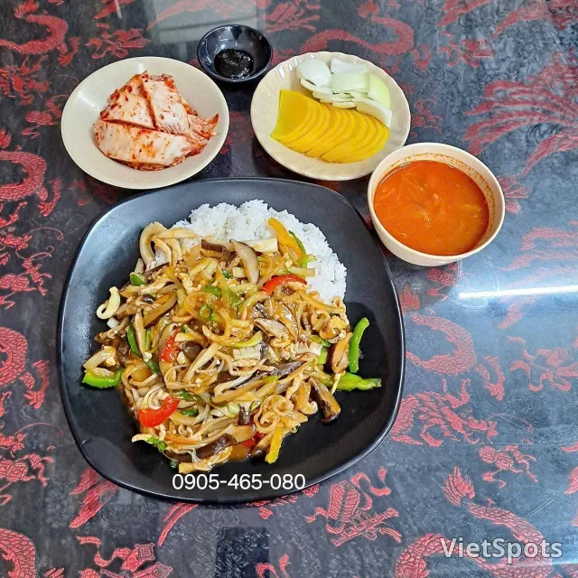 雜菜蓋飯
