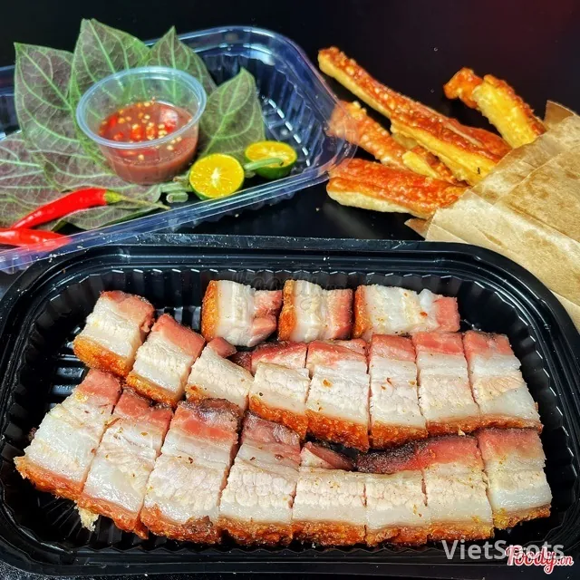 므어잎 쌈 삼겹살구이