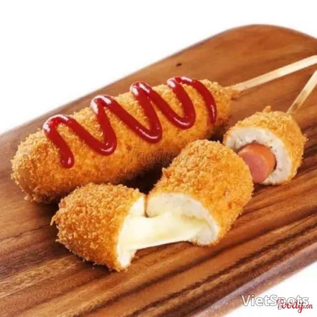 ソーセージチーズホットドッグ