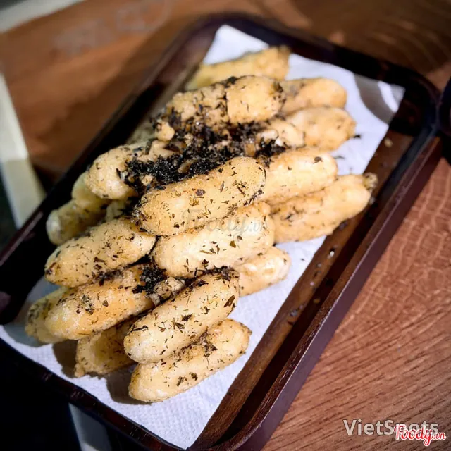 チーズ入り餅の海苔シェイク