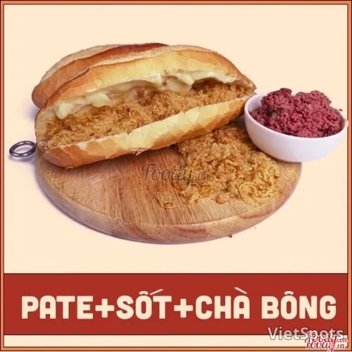 Бань Ми паштет + соус + мясная стружка