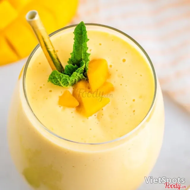 Sinh tố dừa xoài