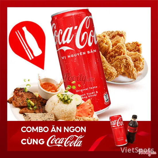 Комбо: 1 бун дау та ла + 1 Coca-Cola
