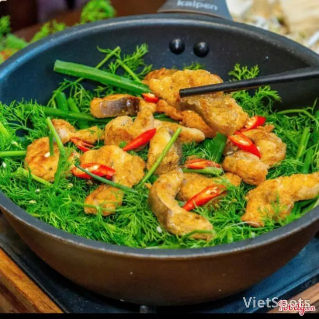 Ча ка Ла Вонг (рыба с куркумой по-ханойски)