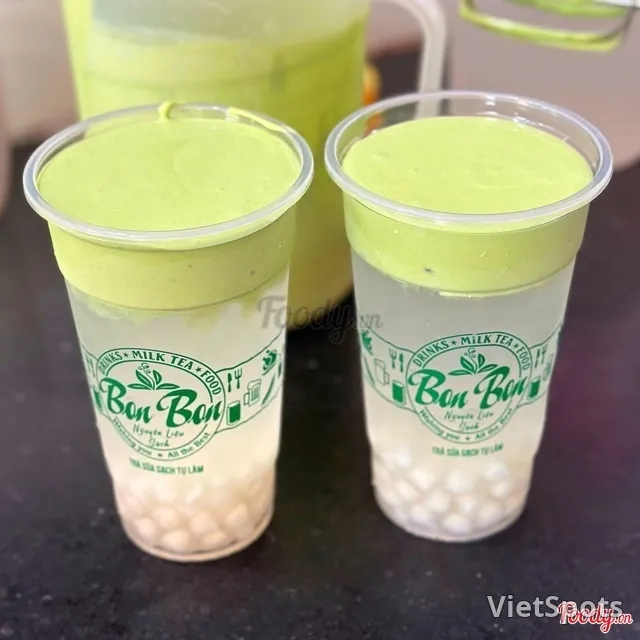 抹茶椰子水椰果珍珠