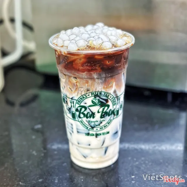 鮮奶咖啡仙草椰果珍珠