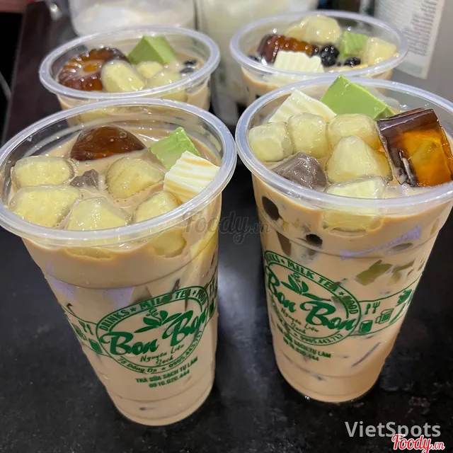 特色奶茶 + 芝士球(5顆)