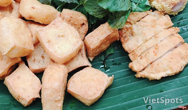 Fried Tofu & Chả Cốm