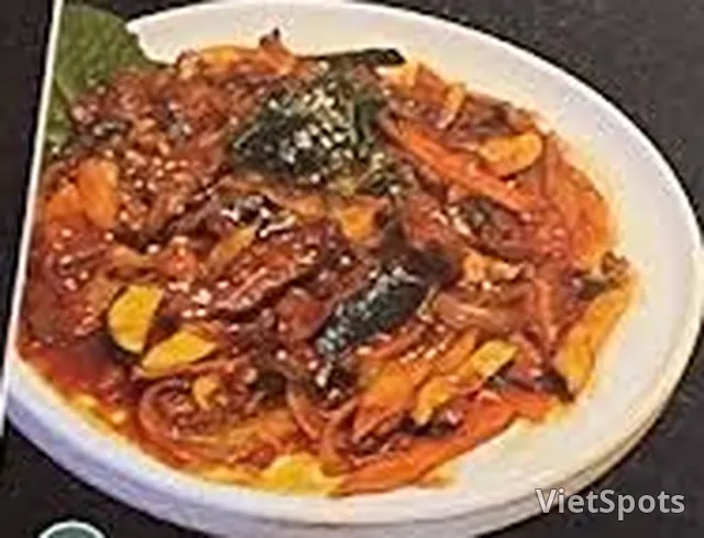 หมูผัดซอสเผ็ดเกาหลี