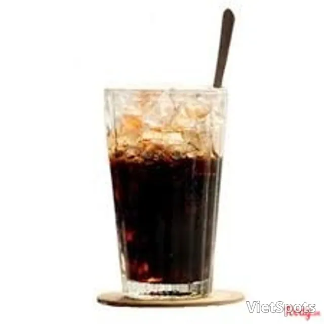Iced black coffee