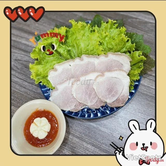 茹で豚肉