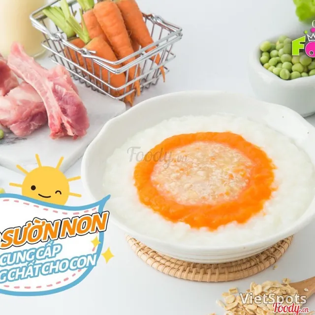 Рисовая каша с рёбрышками и маш