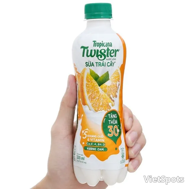 นมผลไม้ทวิสเตอร์ รสส้ม