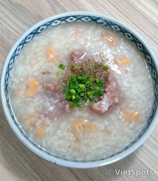 エビ・牛肉粥