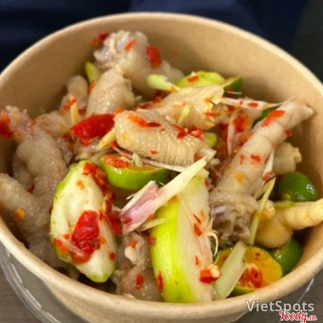 ตีนไก่ตะไคร้ส้มจี๊ด (มีกระดูก)