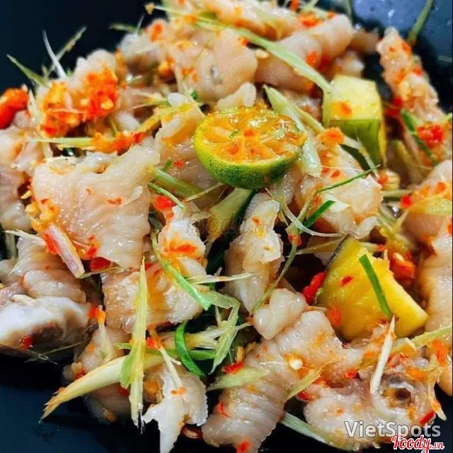 ตีนไก่ตะไคร้ส้มจี๊ด (เลาะกระดูก)