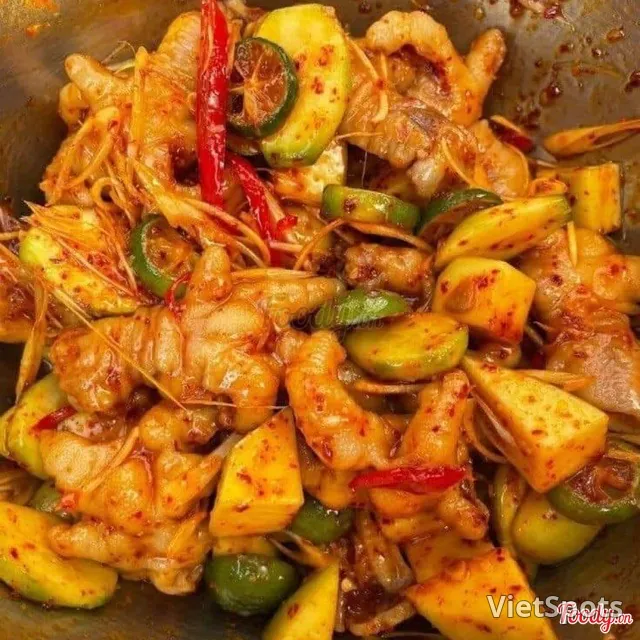 คอมโบ ตีนไก่ซอสไทย (เลาะกระดูก) + ตีนไก่ตะไคร้ส้มจี๊ด (มีกระดูก)