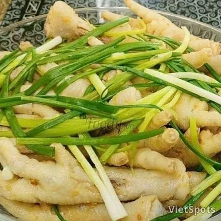 파 닭발 찜