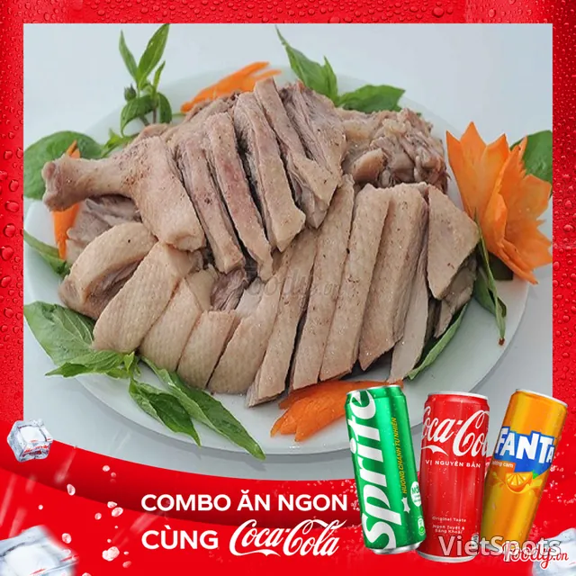 เป็ดสับ (จานเล็ก) + โคคา-โคล่า
