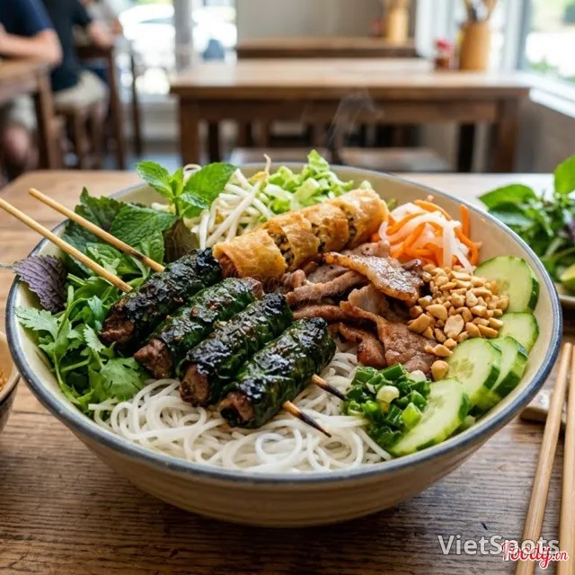 분팃느엉 + 라롯 소고기
