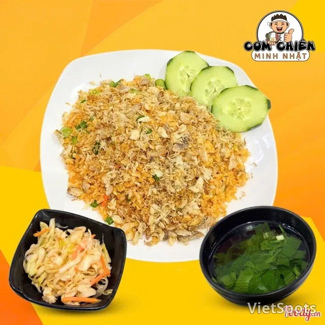 塩漬け魚のチャーハン