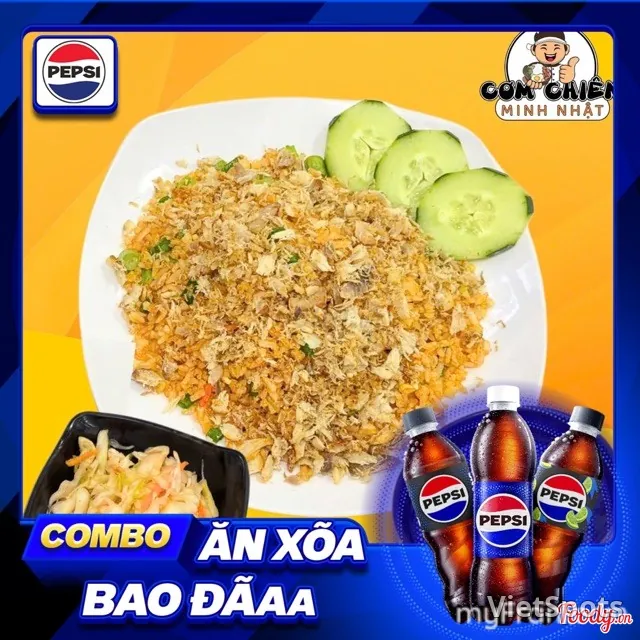 塩漬け魚のチャーハン+ペプシ