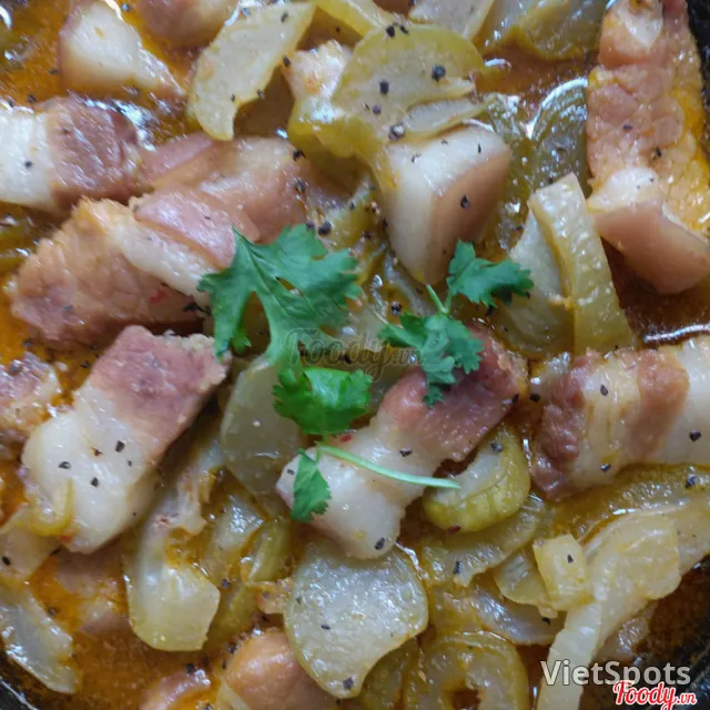 ข้าวหมูตุ๋นผักกาดดอง