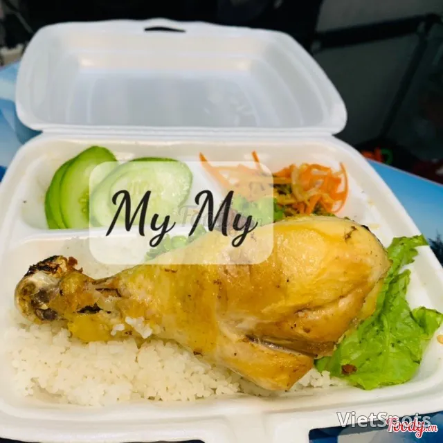 淋油鸡肉饭(蒜香鸡腿 中份)