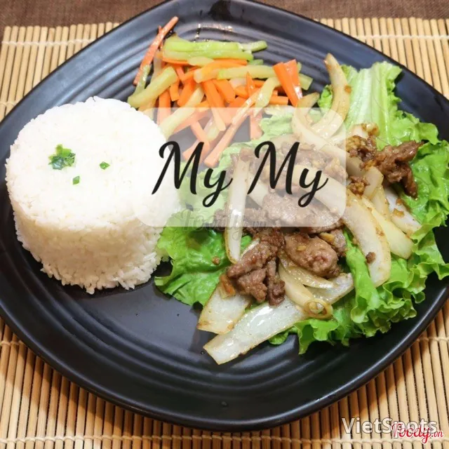 牛肉洋葱炒饭(附海带汤)