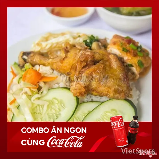 1 ком там с жареной курицей + 1 Coca-Cola