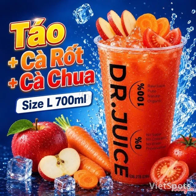 蘋果 + 胡蘿蔔 + 番茄