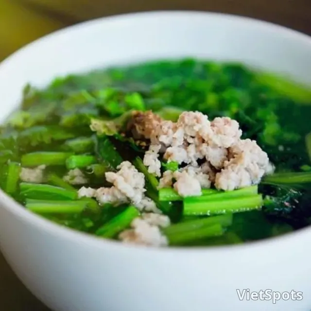 肉末芥菜汤