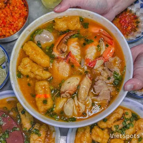 蟹肉粗米粉汤