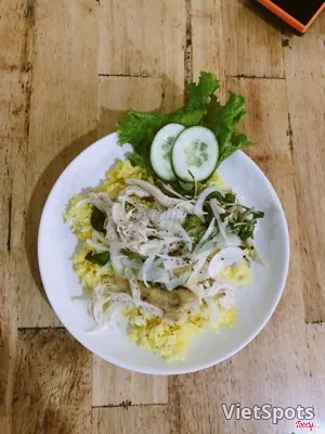 ข้าวไก่ฉีกยำ