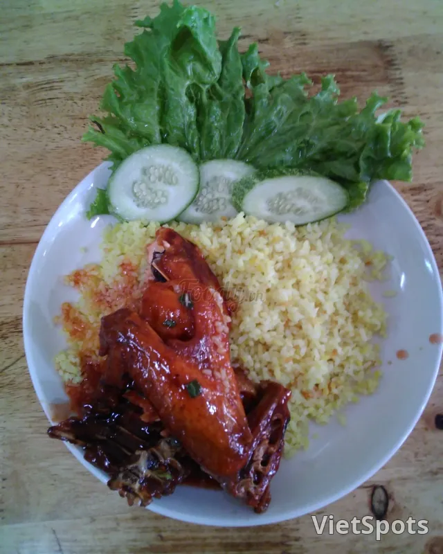 ข้าวปีกไก่ห้าเครื่องเทศ