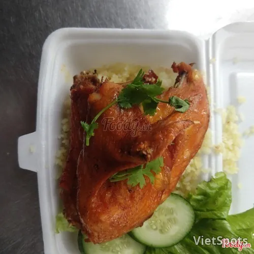 ข้าวปีกไก่อบ + เป๊ปซี่