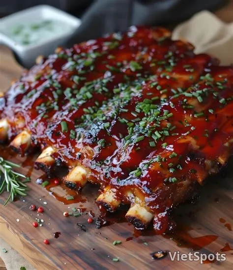 슬로우 BBQ 돼지 등갈비