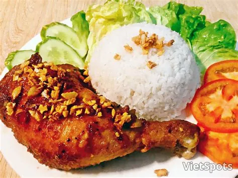 Fish-sauce fried chicken rice + Pepsi