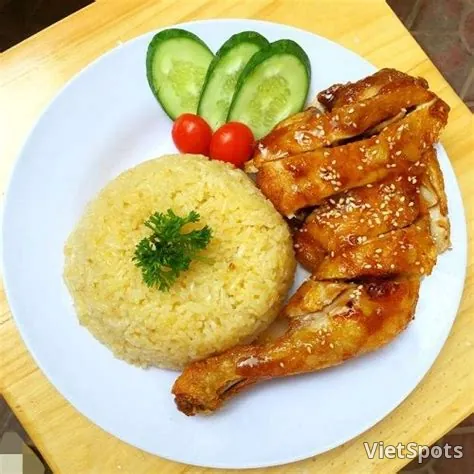 Roast chicken wing rice