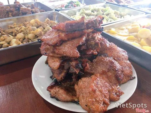 Grilled pork ribs