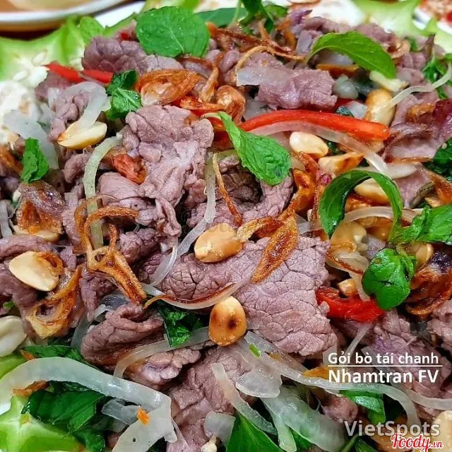 소고기 라임 무침