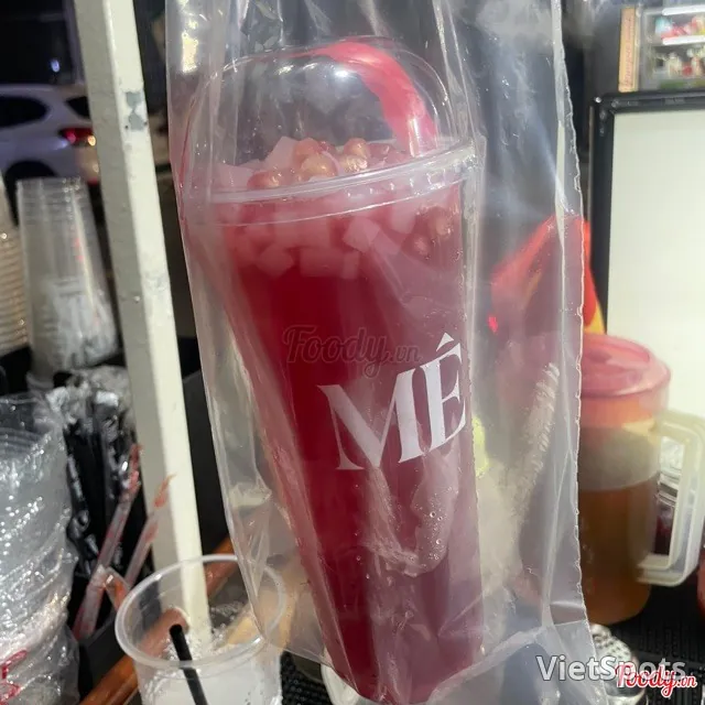 Pomegranate Tea with Coconut Jelly