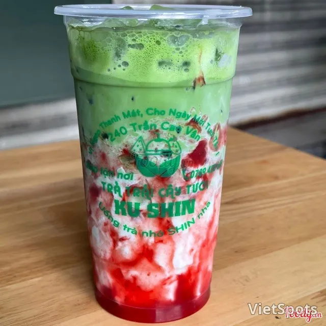 Strawberry Matcha Latte