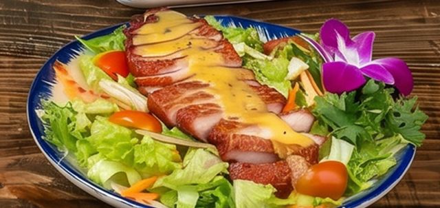 06 Salad lườn ngỗng sốt chanh dây