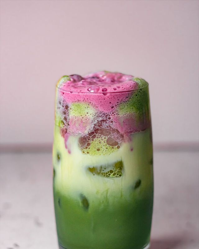 Matcha Latte Ổi Hồng