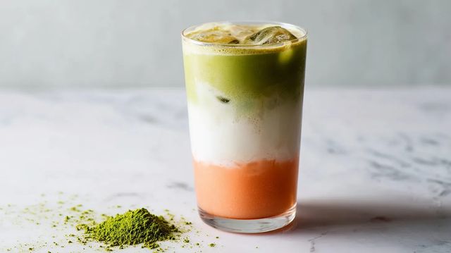 Matcha Latte Ổi Hồng (Ly 500ml)