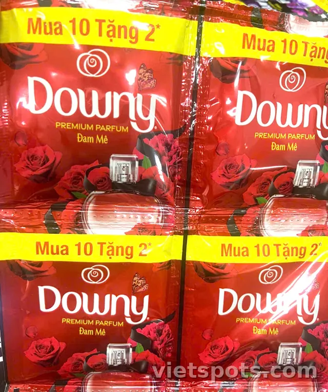 Nước xả vải downy đỏ đam mê