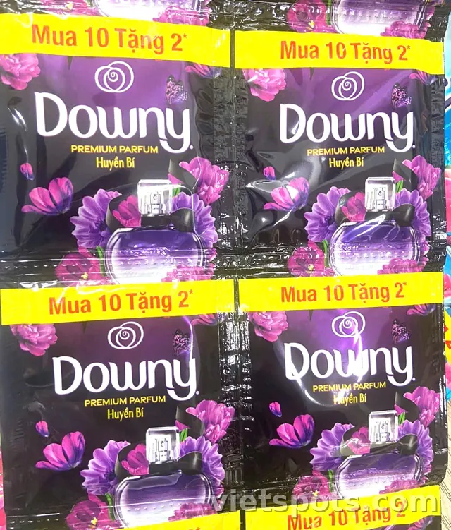 Nước xả vải downy tím huyền bí