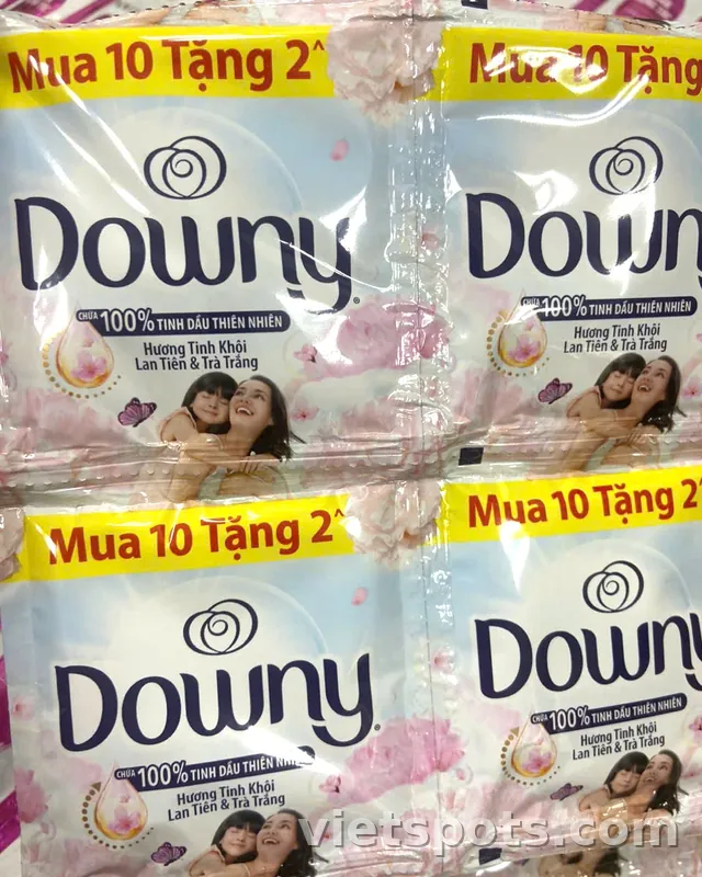 Nước xả vải downy trắng đóa hoa thơm mát