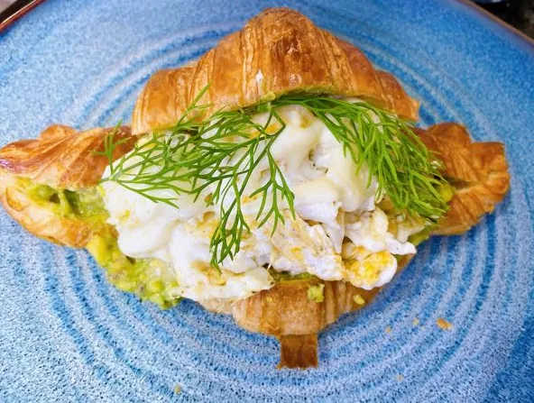 Smashed Avocado Croissant